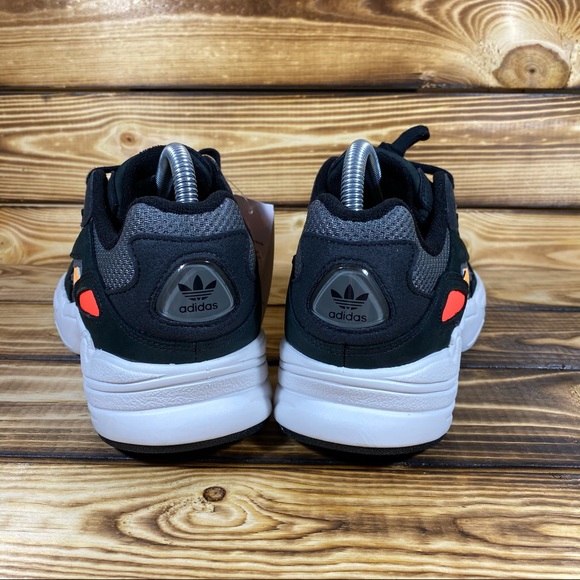 NEW adidas Yung-96 Chasm Black Orange Sneakers - Picture 4 of 9